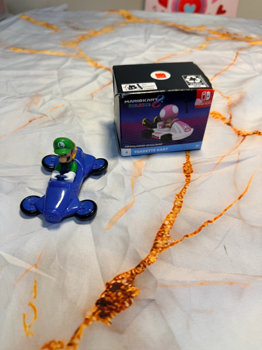 Mario Kart toys Luigi & Toadette